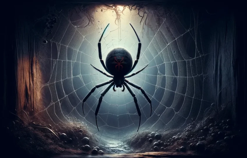 What is the spiritual meaning of the black widow?