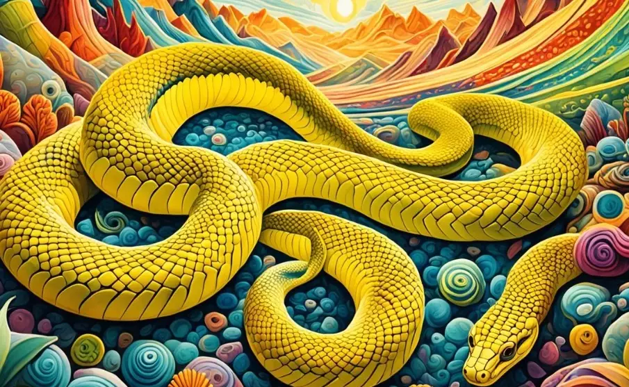 dream about yellow snake