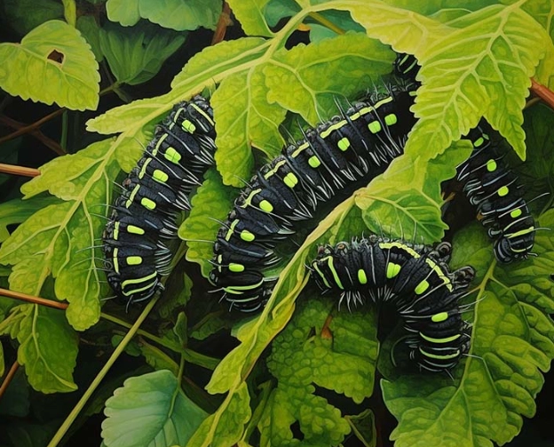 dream of caterpillars