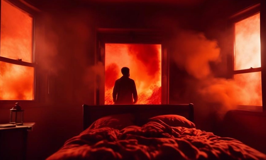 dreaming of fire