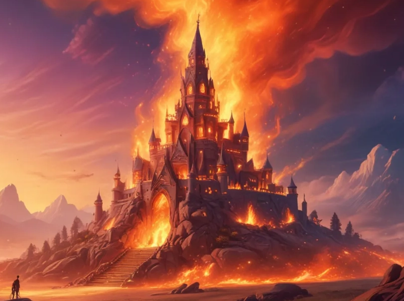 dreaming of fire