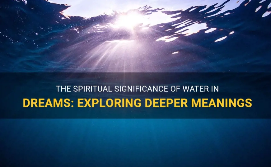 water dream meaning