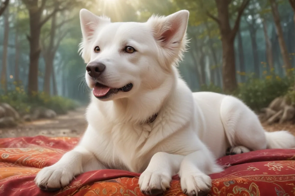 white dog dream spiritual meaning